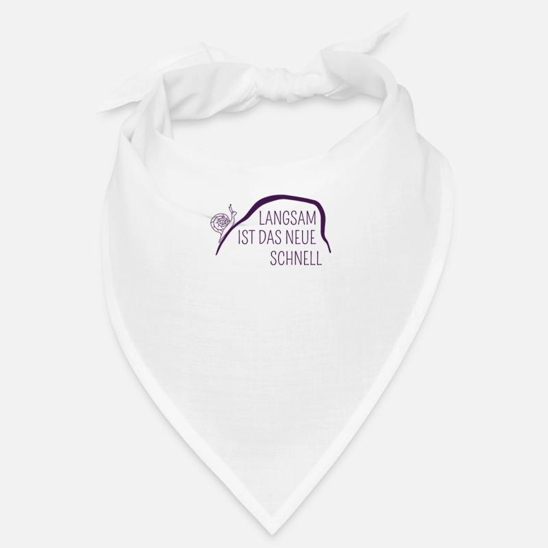 Schnecke schnell langsam Berg schleim geschenk Bandana