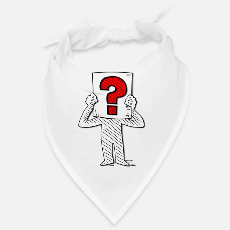 Question, question mark, questioner, unknown Bandana