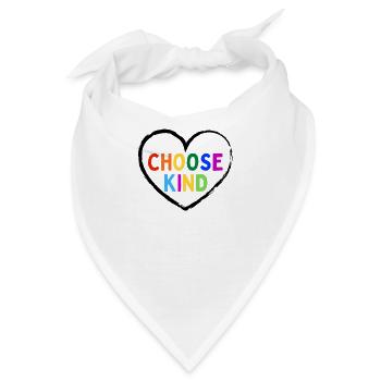 lgbtq, lgbt, gay pride, schwul, regenbogen, pride - Bandana - Weiß - Vorne
