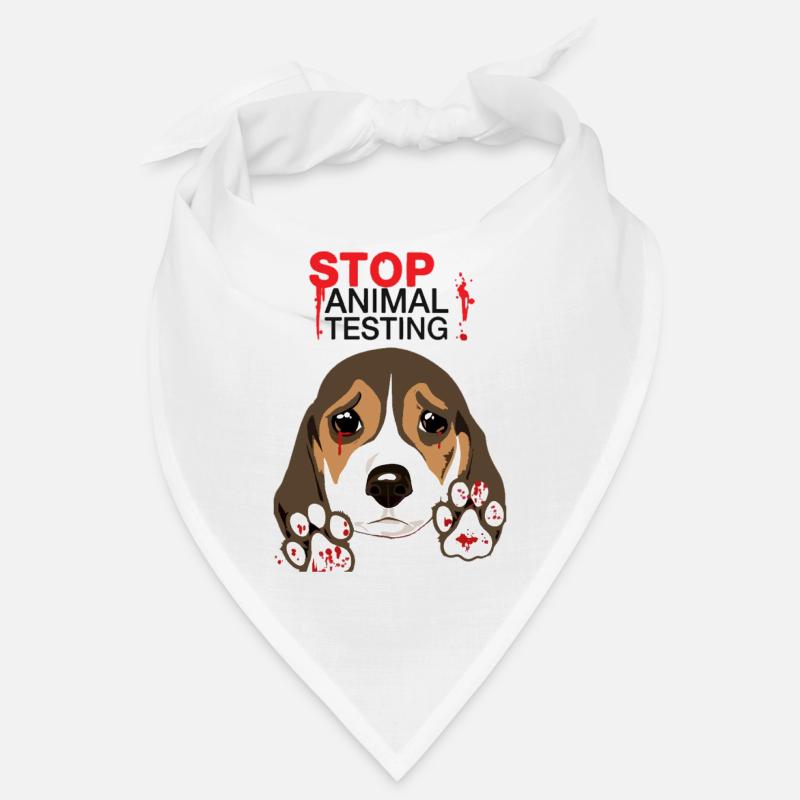 STOP ANIMAL TESTING Bandana