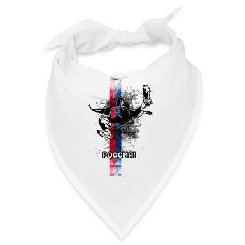 Russland - Bandana - Weiß - Vorne