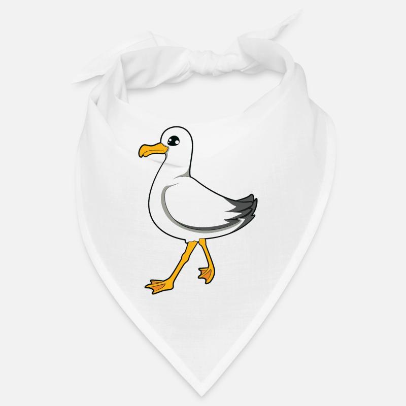 La mouette - Bandana - blanc