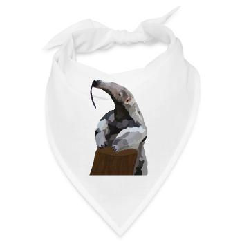 Antonio, der Ameisenbär - Bandana - Weiß - Vorne