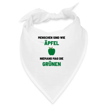 Politik freiheit grün wahl links partei grundrecht - Bandana - Weiß - Vorne
