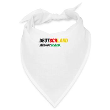 Politik deutschland wahl gendern lgbt liberal - Bandana - Weiß - Vorne