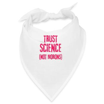 Wissenschaft Klimawandel wählen politik umwelt co2 - Bandana - Weiß - Vorne
