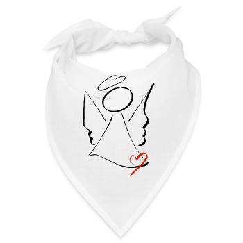 Schutzengel - Bandana - Weiß - Vorne