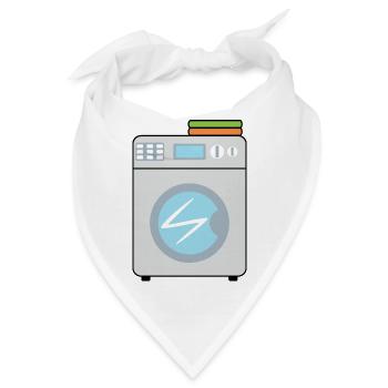 Waschmaschine - Bandana - Weiß - Vorne