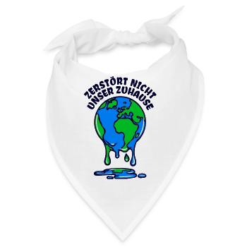 Umwelt Mutter Erde Umweltschutz Statement - Bandana - Weiß - Vorne