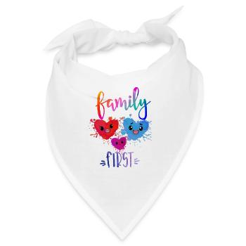 Family First - Bandana - Weiß - Vorne