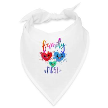 Family First - Bandana - Weiß - Vorne