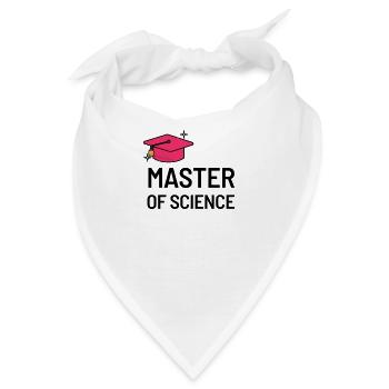 Studium student bachelor thesis master diplom arts - Bandana - Weiß - Vorne