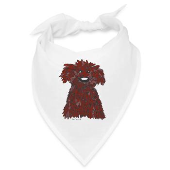 pdae sketch choco - Bandana - Weiß - Vorne