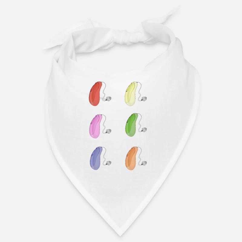 Aides auditives colorées Bandana