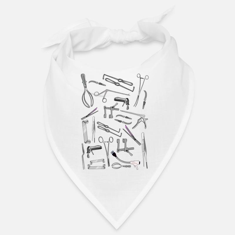 Instruments - Bandana - blanc