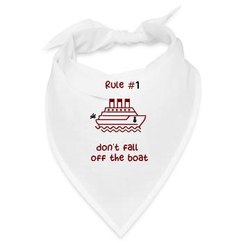KREUZFAHRTSCHIFF - ROTES KREUZFAHRTSCHIFF - Bandana - Weiß - Vorne