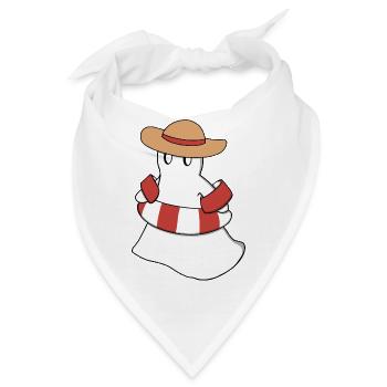 Fridolin im Sommerurlaub - Bandana - Weiß - Vorne
