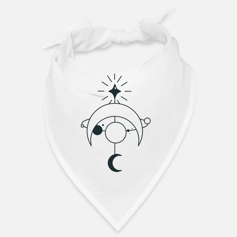 Orbitale de l’étoile BOHO avec croissant de lune Bandana