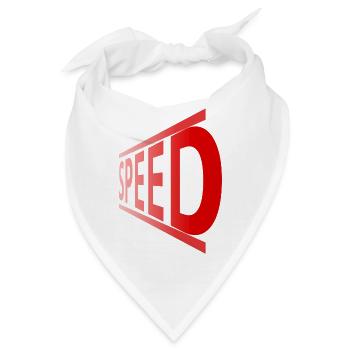 Geschwindigkeit - Bandana - Weiß - Vorne