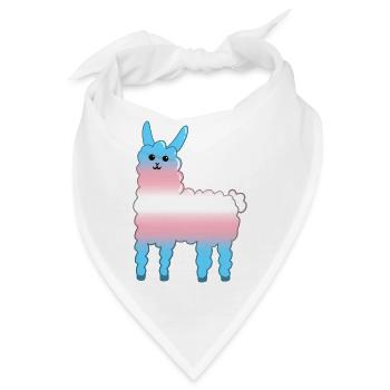 Lama Trans - Bandana - Weiß - Vorne