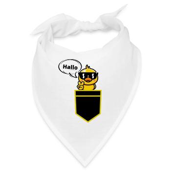 Hallo - Bandana - Weiß - Vorne