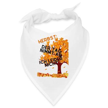 Herbst - Bandana - Weiß - Vorne