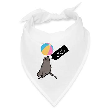 jö - Bandana - Weiß - Vorne
