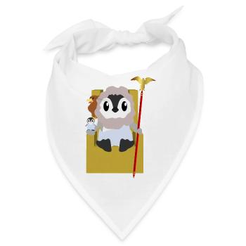 Zeus Pinguin - Bandana - Weiß - Vorne