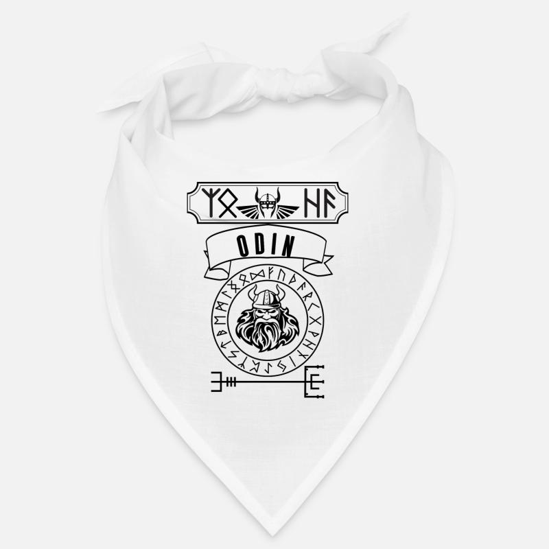 Vikings Viking Odin Warrior Rune Black Bandana