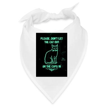 Cope cat - Bandana - Weiß - Vorne