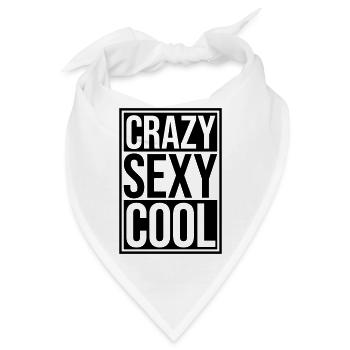 crazy sexy cool Design - Bandana - Weiß - Vorne