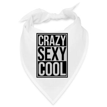 crazy sexy cool Design - Bandana - Weiß - Vorne