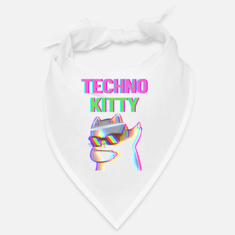 Techno Kitty Bandana