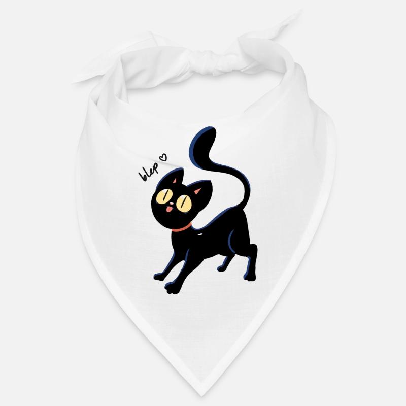 Black Blep Cat Bandana