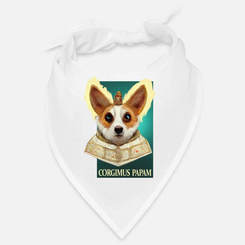 Corgi Papst Bandana