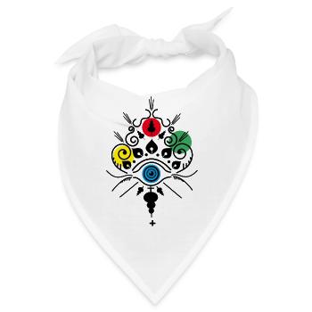 Das gute Auge - Bandana - Weiß - Vorne