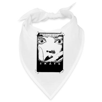Scream Skate / DAS ZEUGS - Bandana - Weiß - Vorne