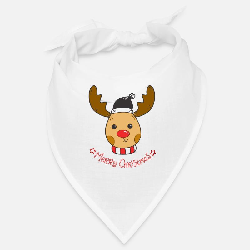 Conception de Noël mignon renne Rudolph Bandana