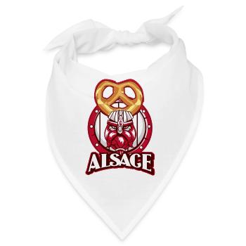 Elsass Breztking - Bandana - Weiß - Vorne
