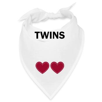 Schwangerschaft Babyparty Babyshower Boy Girl - Bandana - Weiß - Vorne