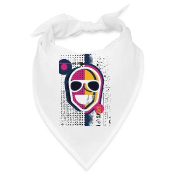 Lustiger Witz MBP - Bandana - Weiß - Vorne