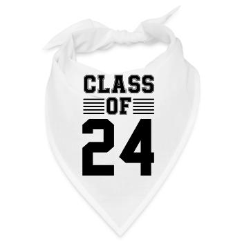 Class of 24 - Bandana - Weiß - Vorne