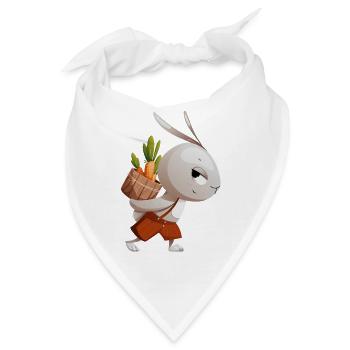 Gartenarbeit, Gartenarbeit, Gärtner - Bandana - Weiß - Vorne