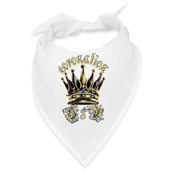 KRÖNUNG DES KÖNIGS - Bandana - Weiß - Vorne