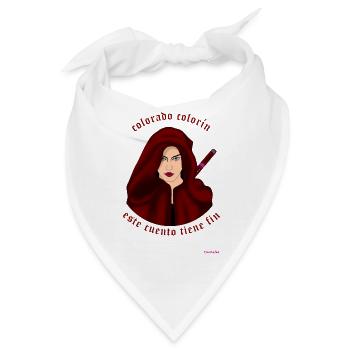 Töte Rotkäppchen - Bandana - Weiß - Vorne