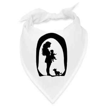 BRUST III - Bandana - Weiß - Vorne