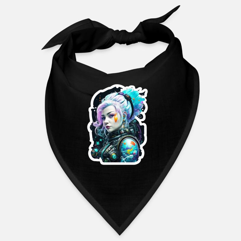 Astronaute de l’espace sirène princesse de glace Bandana