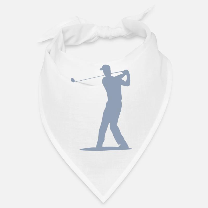 Golfer Tee Silhouette - Design pour hommes Bandana