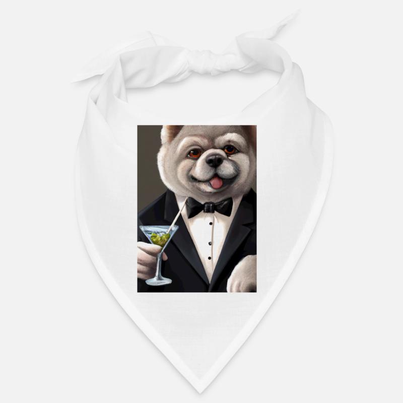 Chow Chow Anzug Martini Bandana
