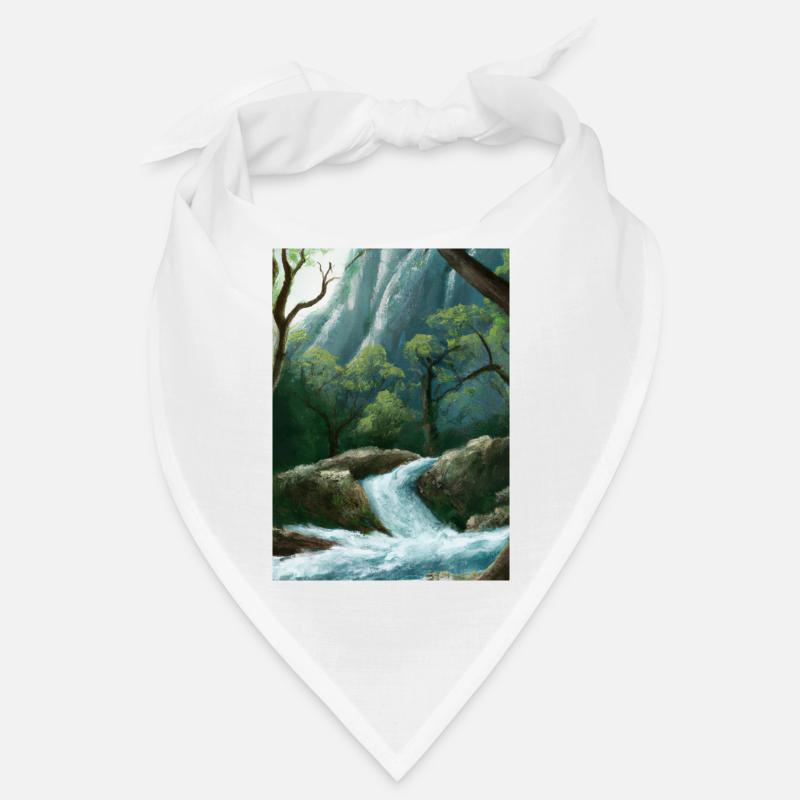 Forest River Wasserfall Bandana